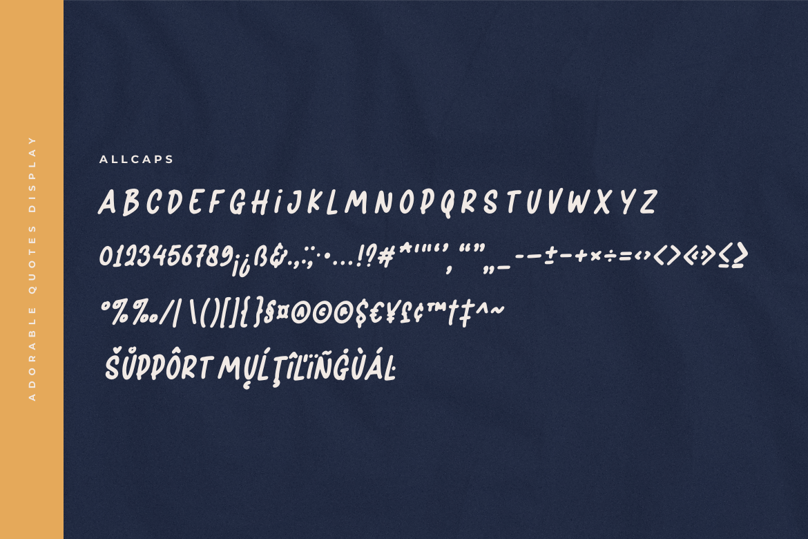 Adorable Quotes Duo Font preview 11
