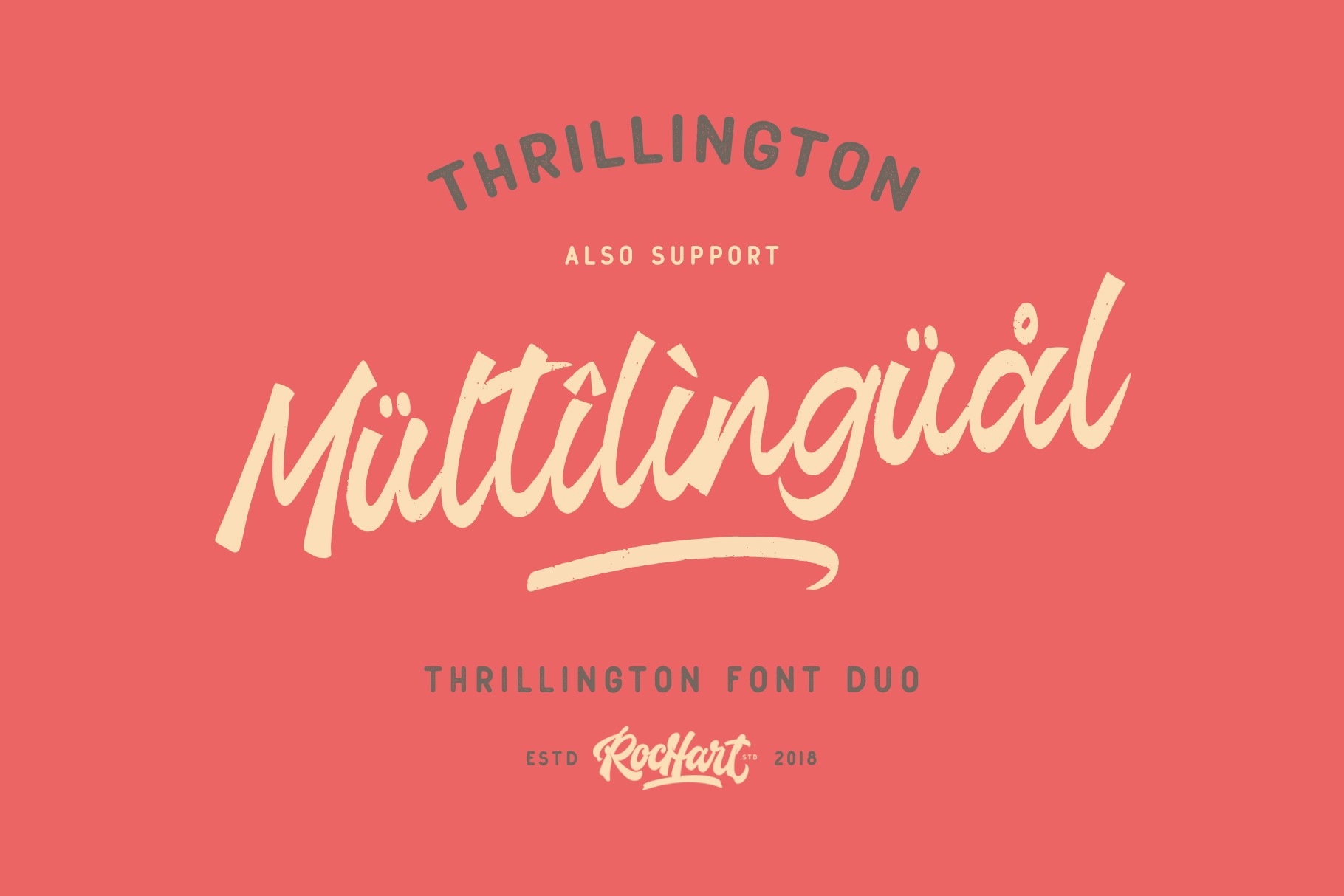 Thrillington Font preview 7