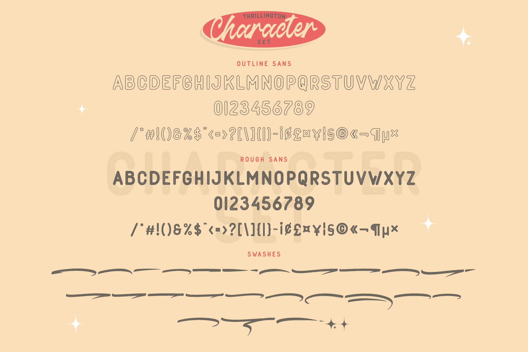 Thrillington Font preview 6
