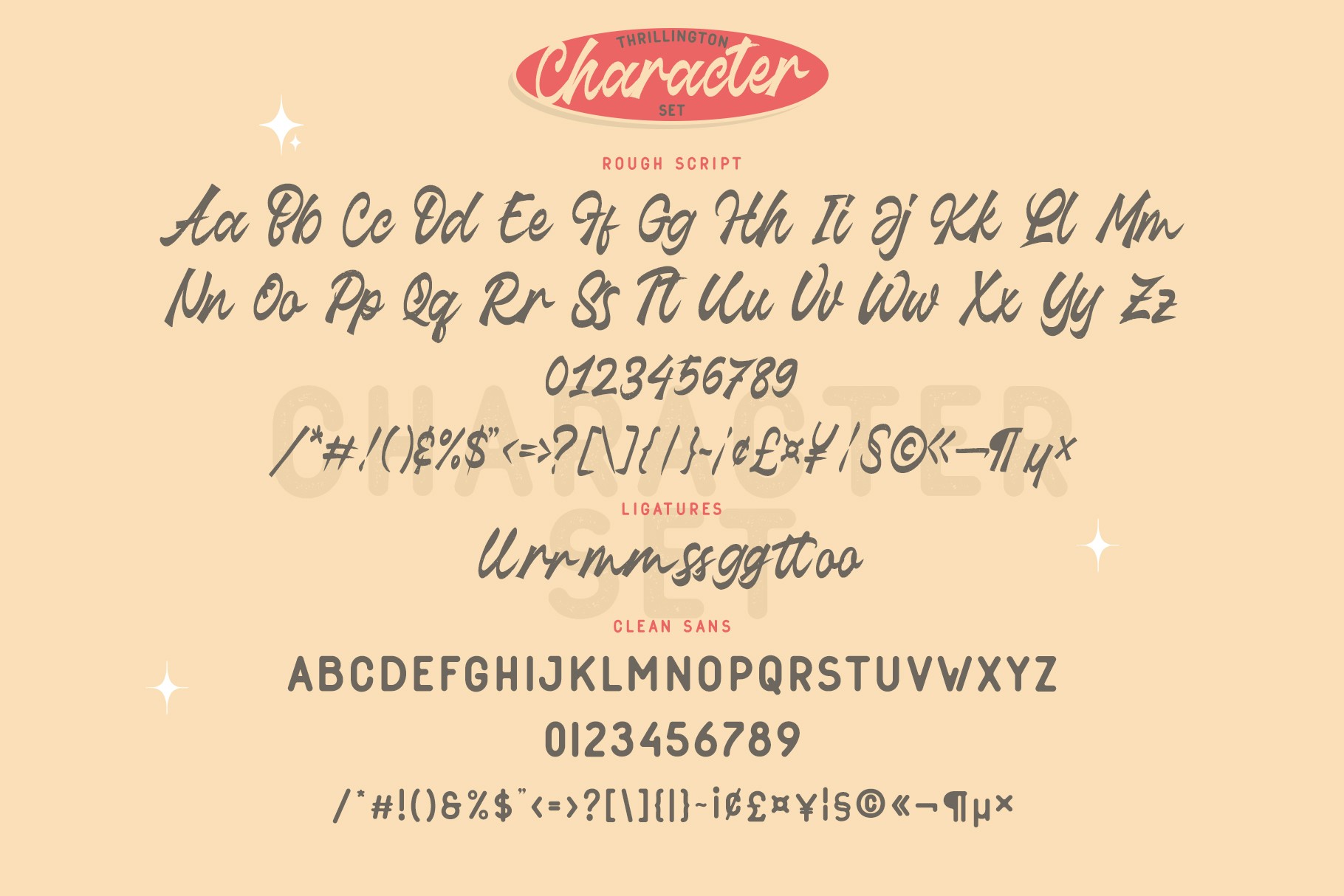 Thrillington Font preview 5