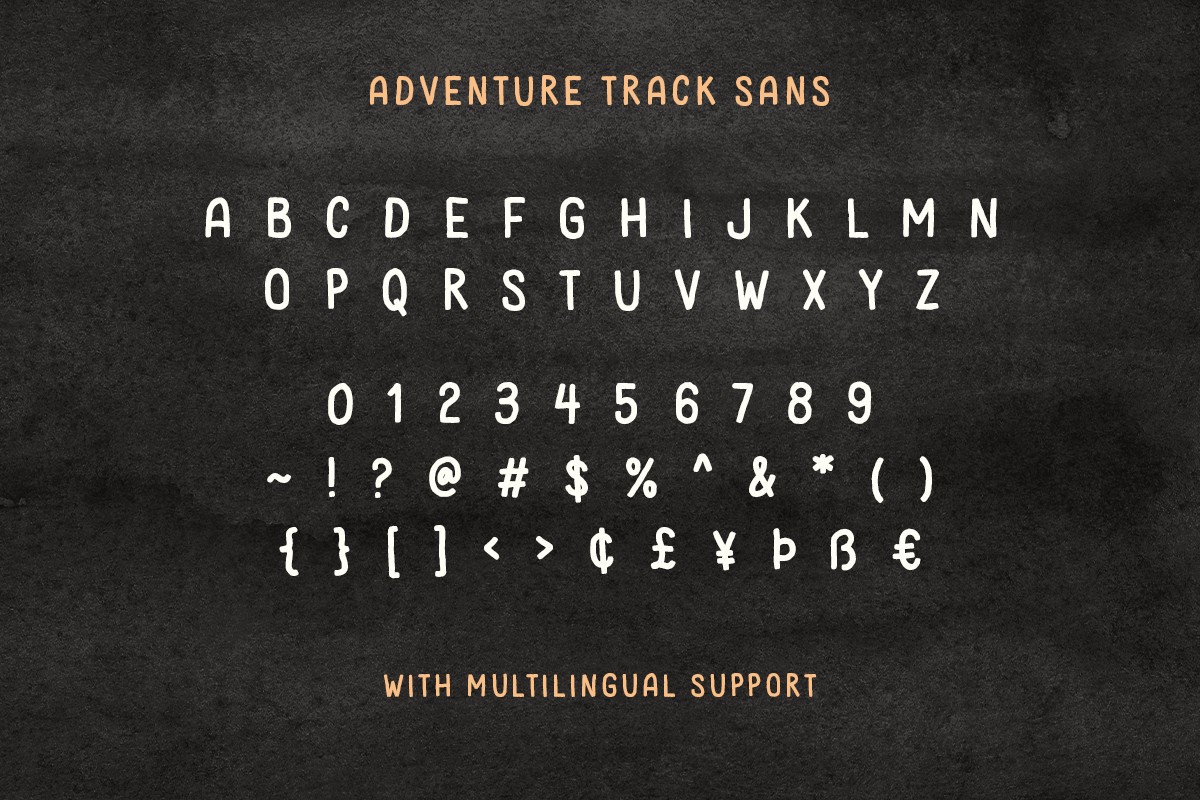 Adventure Track Font preview 7