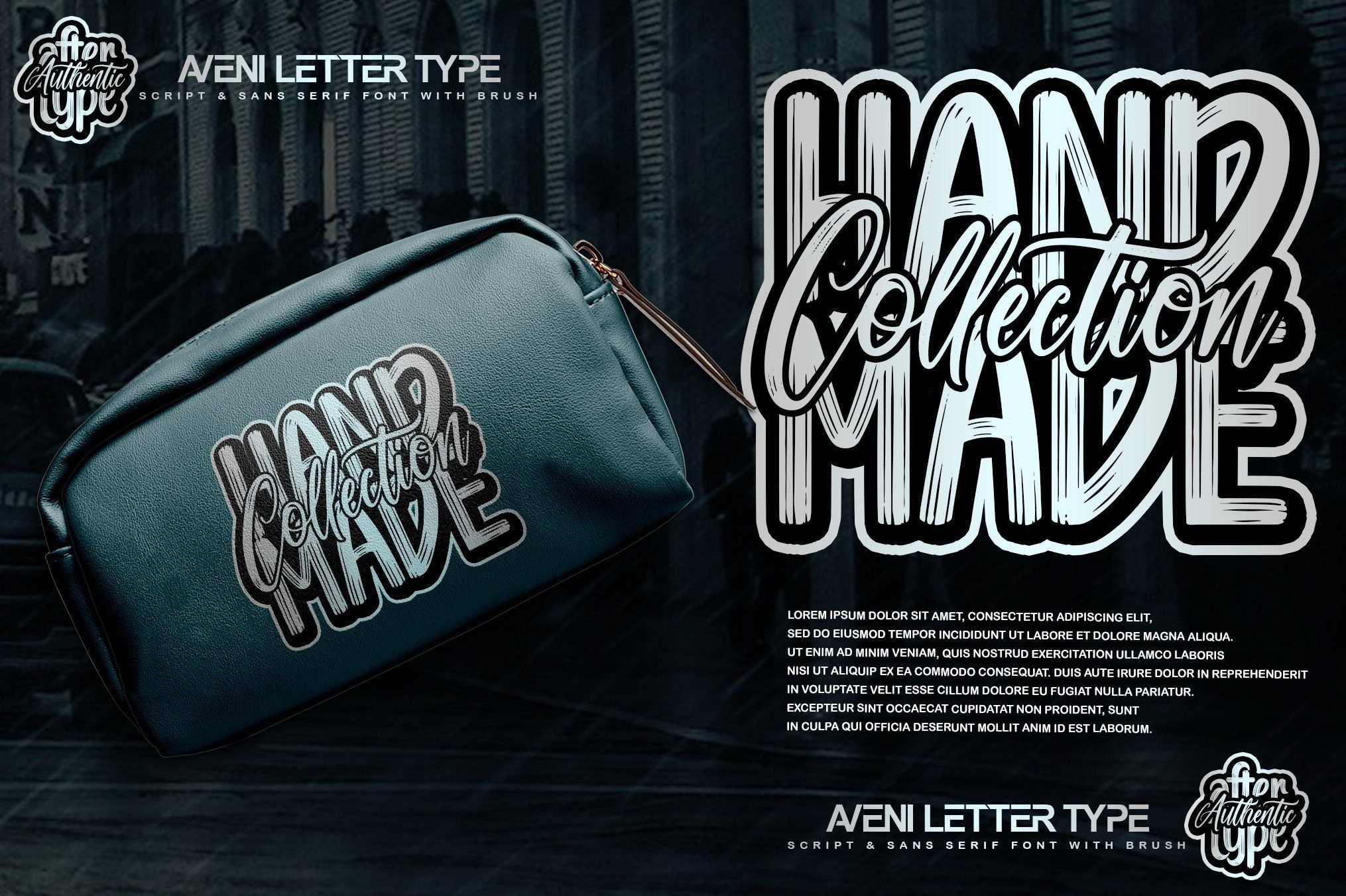 Authentic After Type Font preview 5