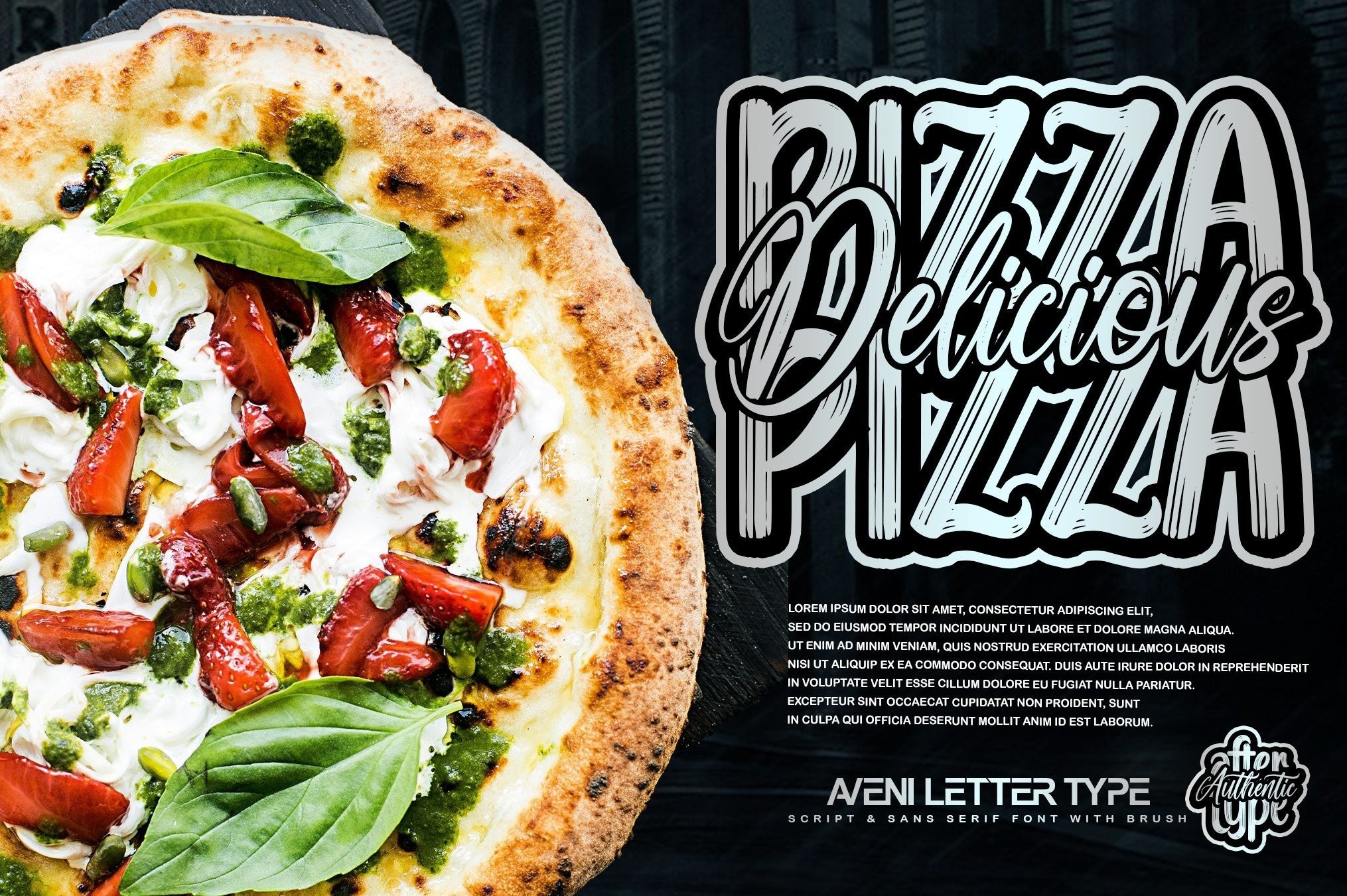 Authentic After Type Font preview 8