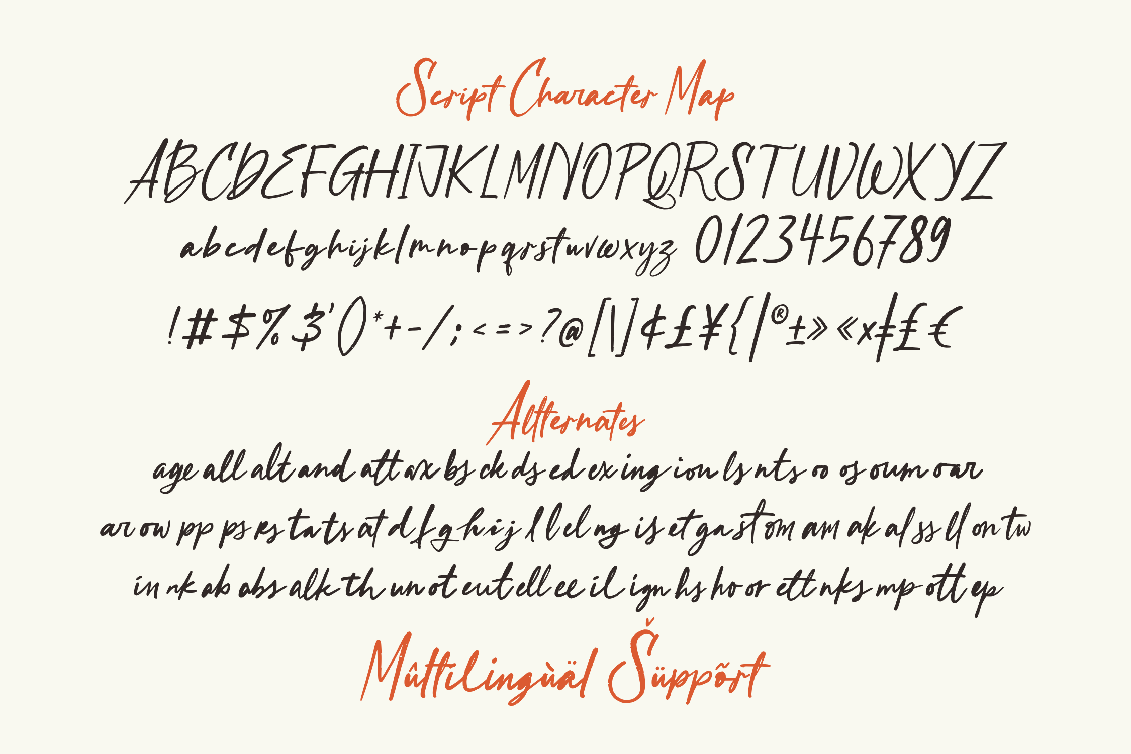 Autumn in Philadelphia Font preview 13