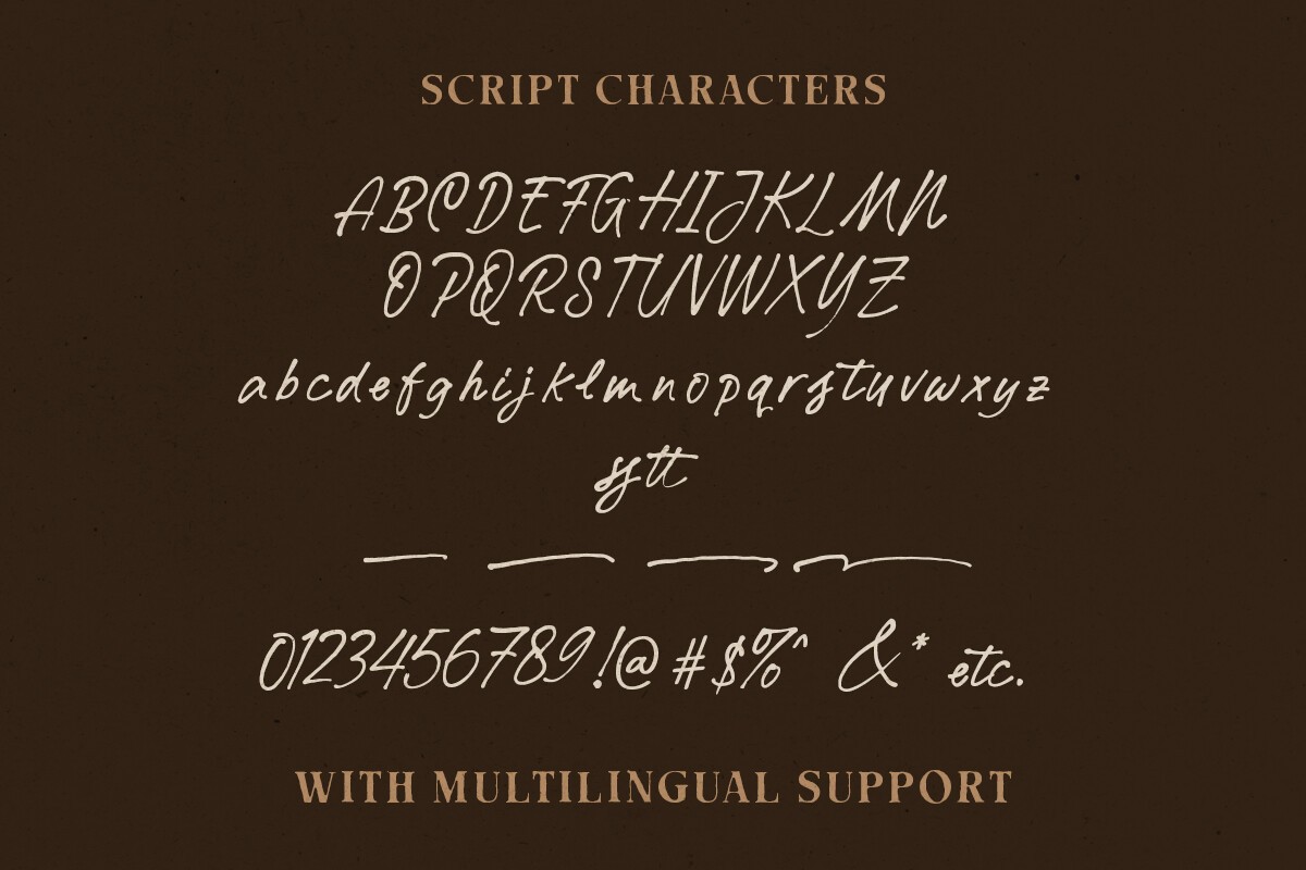 Stylish Journal Font preview 9