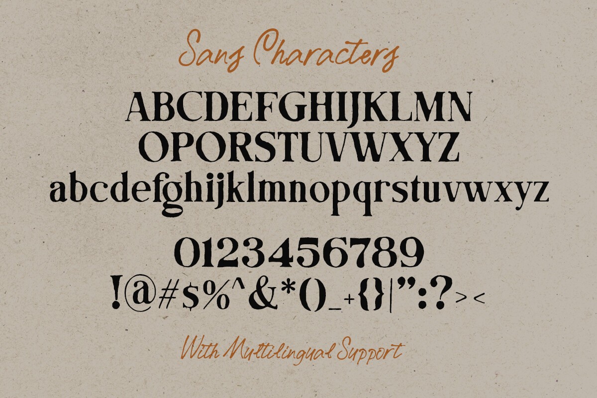 Stylish Journal Font preview 8