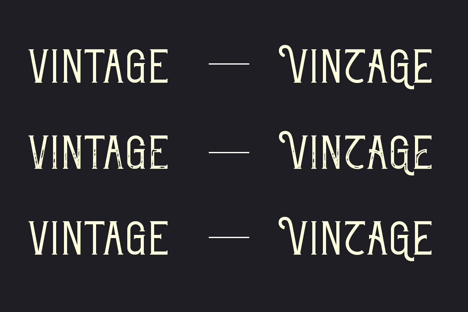 Yearlong Font preview 3
