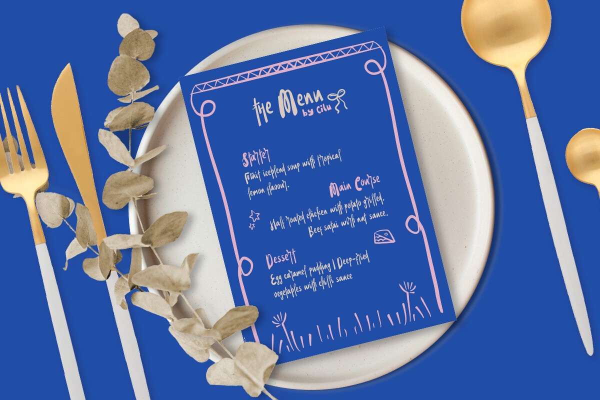 Spoken Chatter Font preview 2