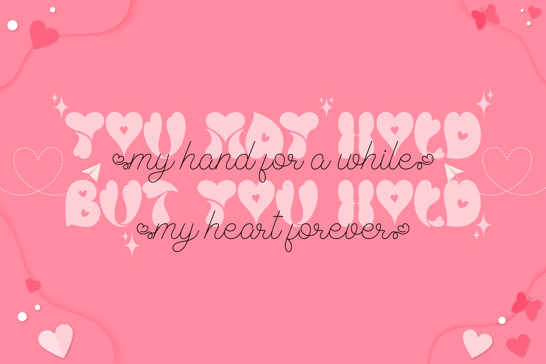 Valentine Heart Font preview 5