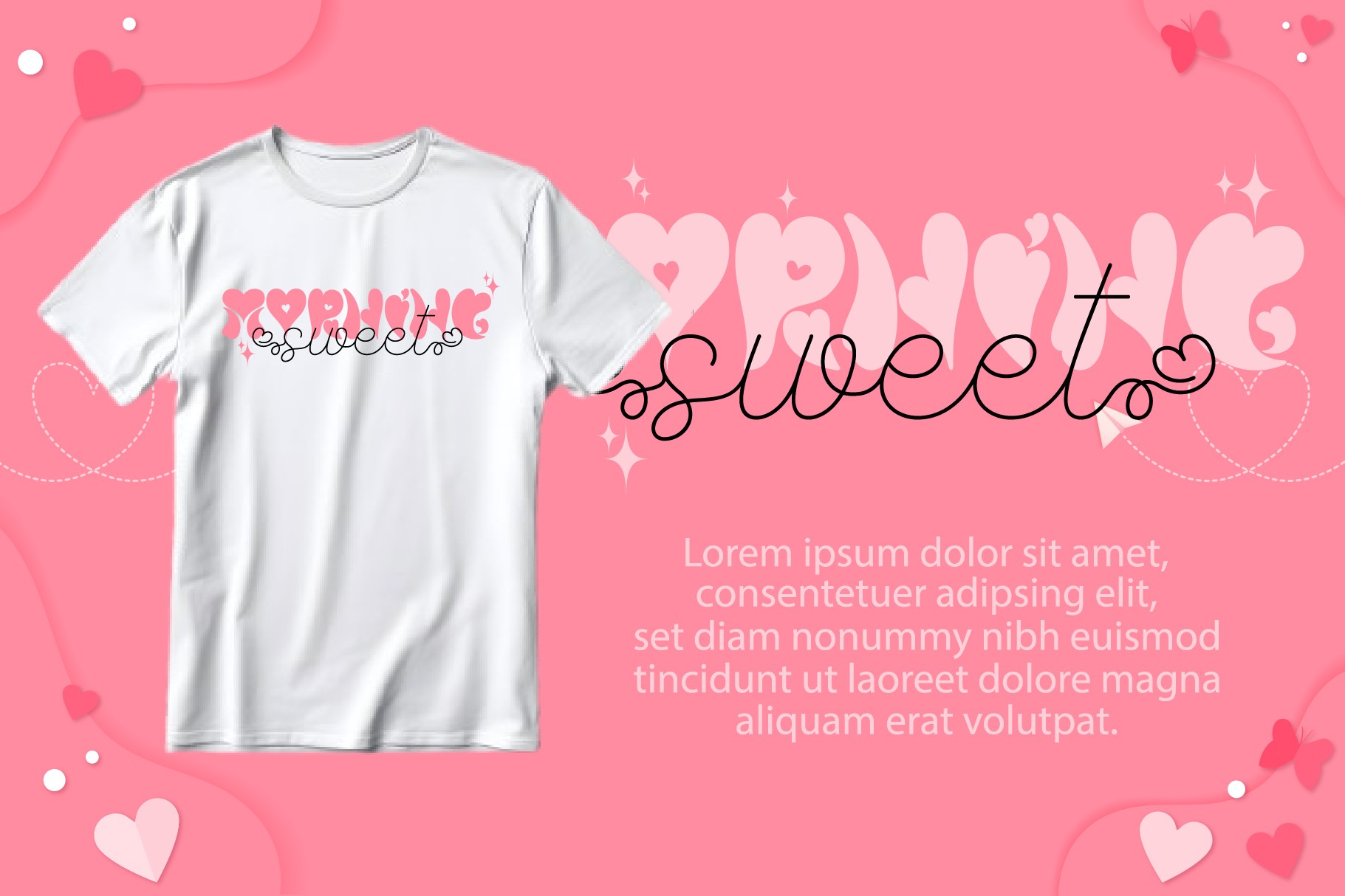 Valentine Heart Font preview 3