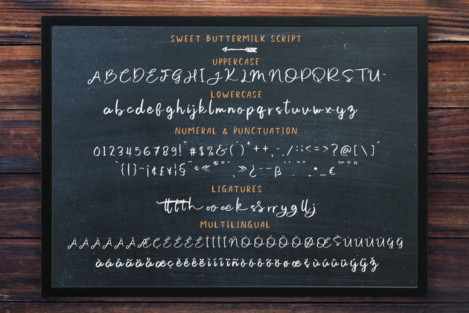 Sweet Buttermilk Duo Font preview 3