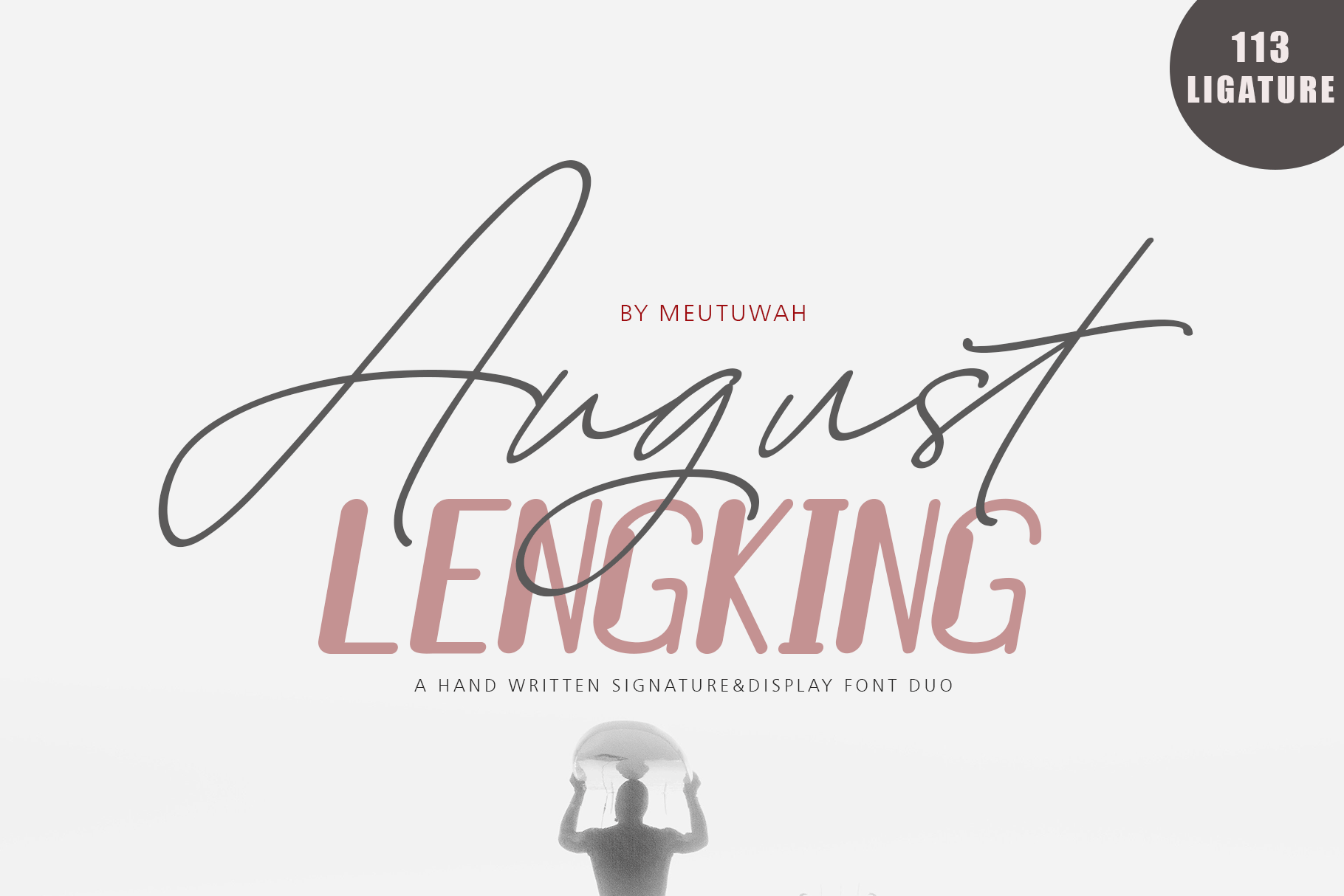 August Lengking Duo Font preview 7