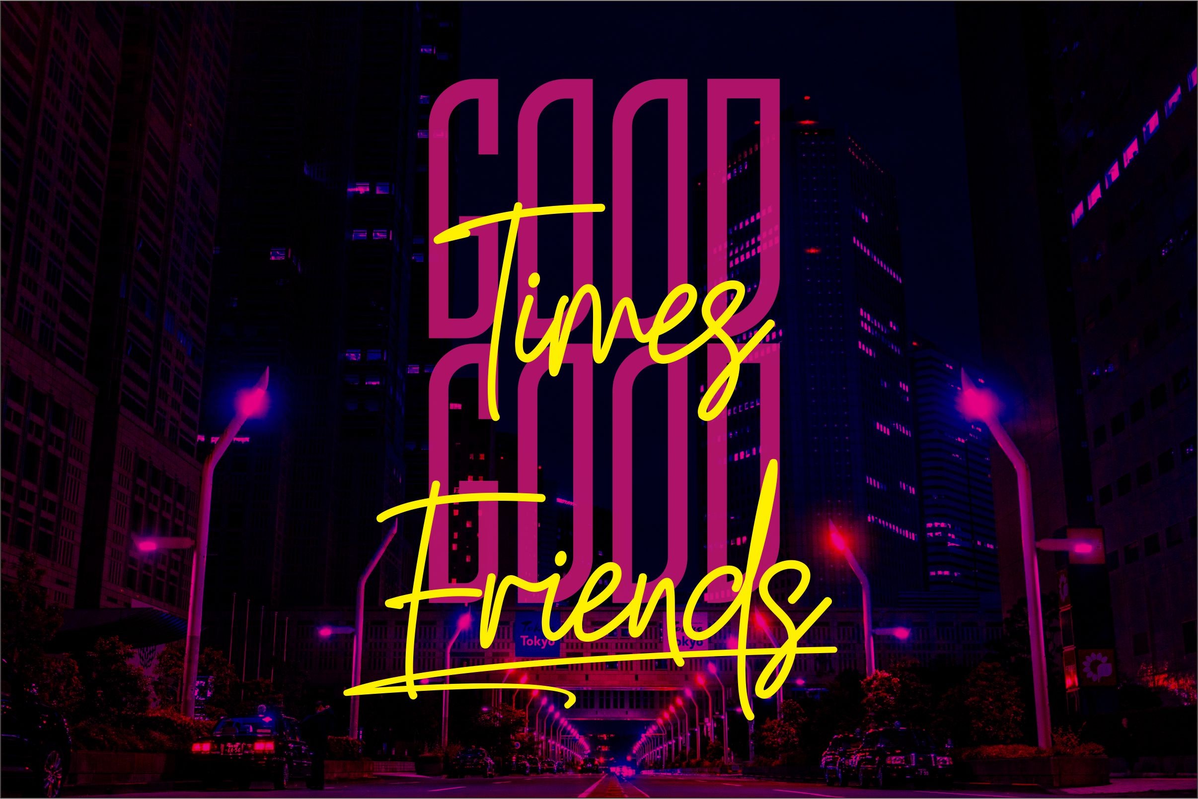 Summer South Duo Font preview 2