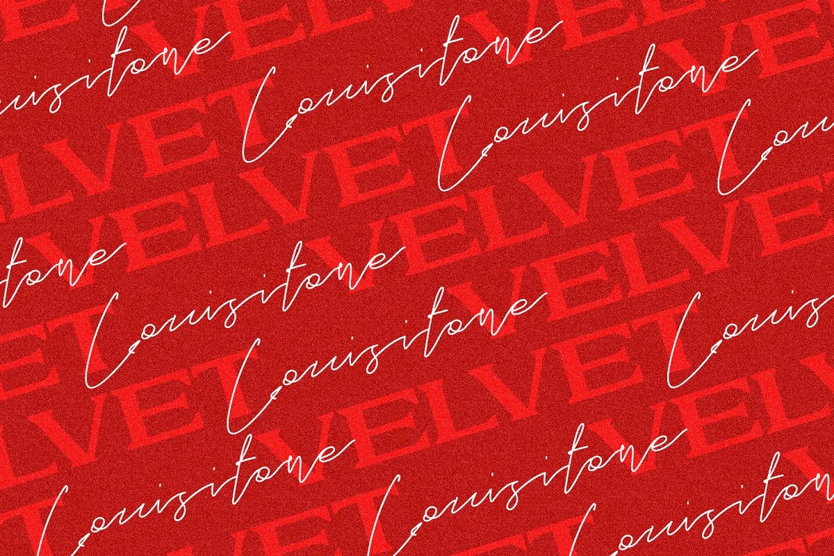 Velvet Lousitone Duo Font preview 6