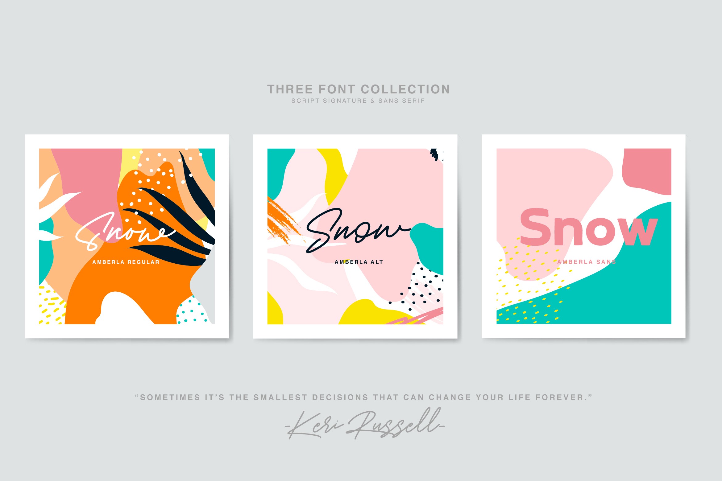 Amberla Duo Font preview 3