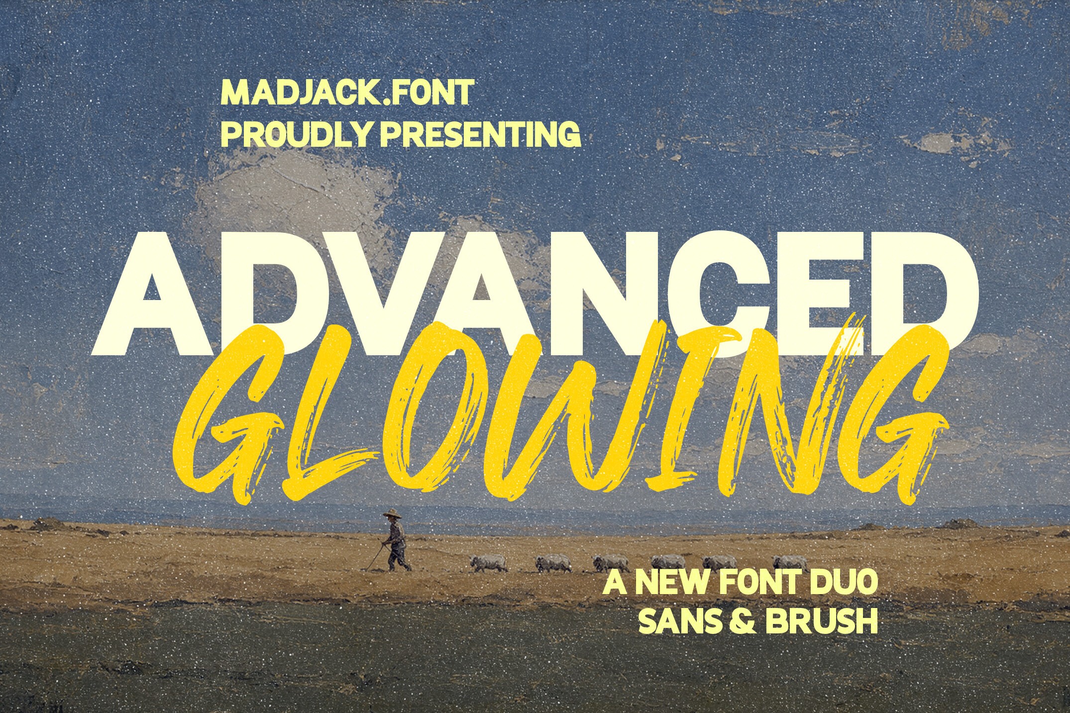 Advance Glowing Font preview 13