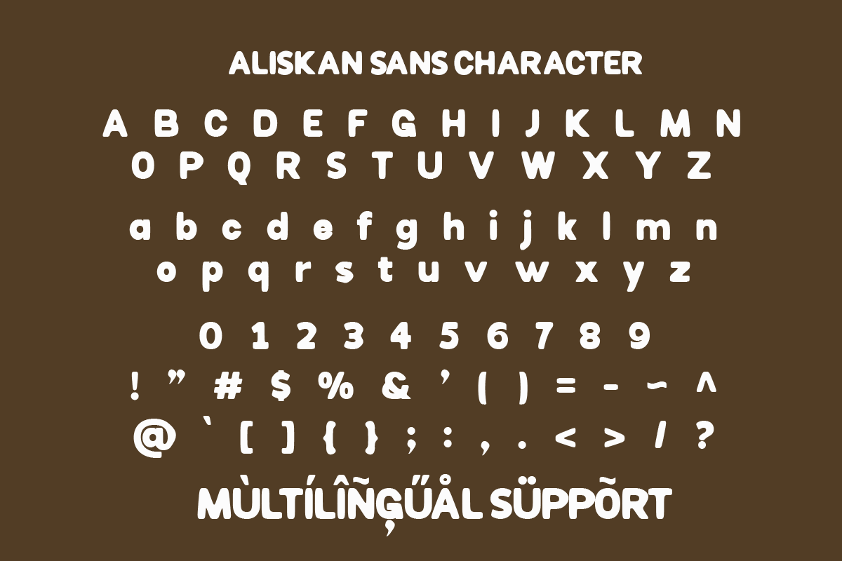 Aliskan Font preview 8