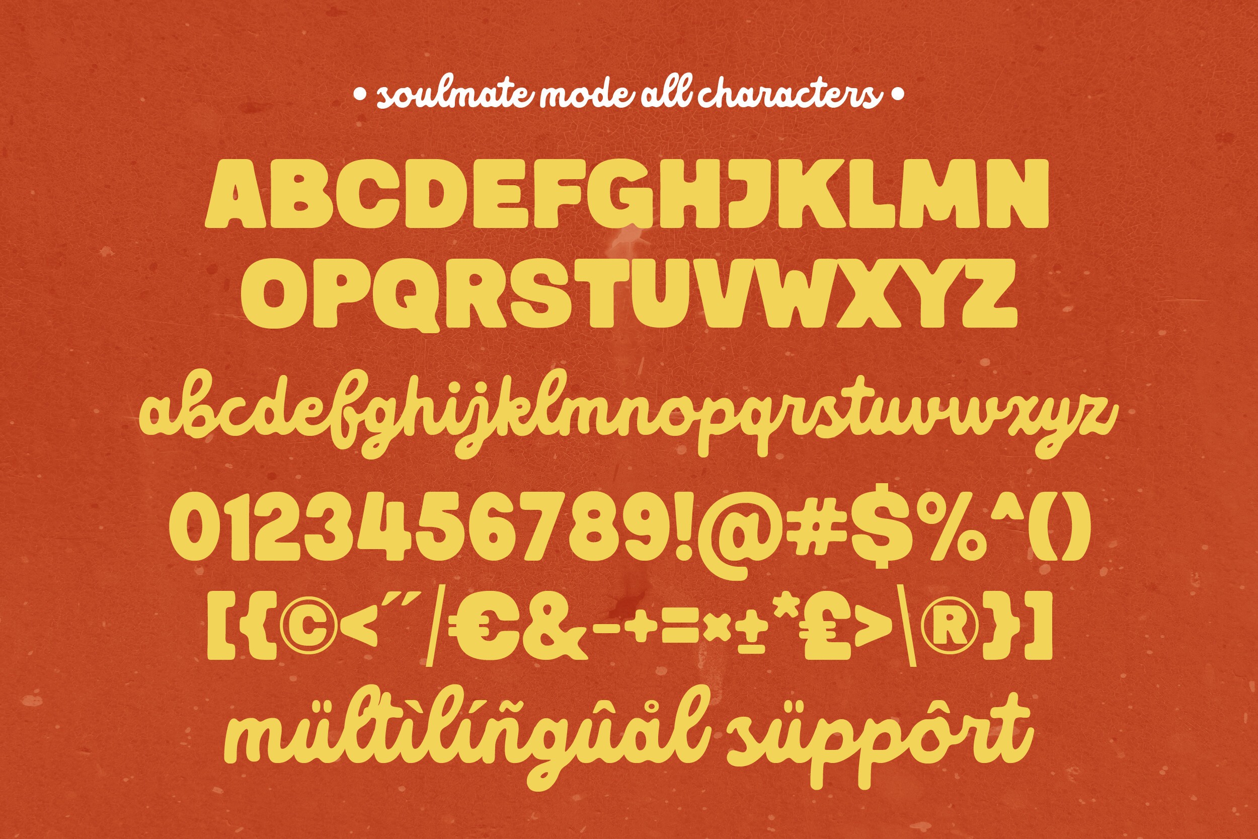 Soulmate Mode Font preview 9