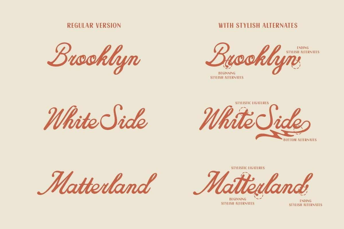 Avenue Market Duo Font preview 4