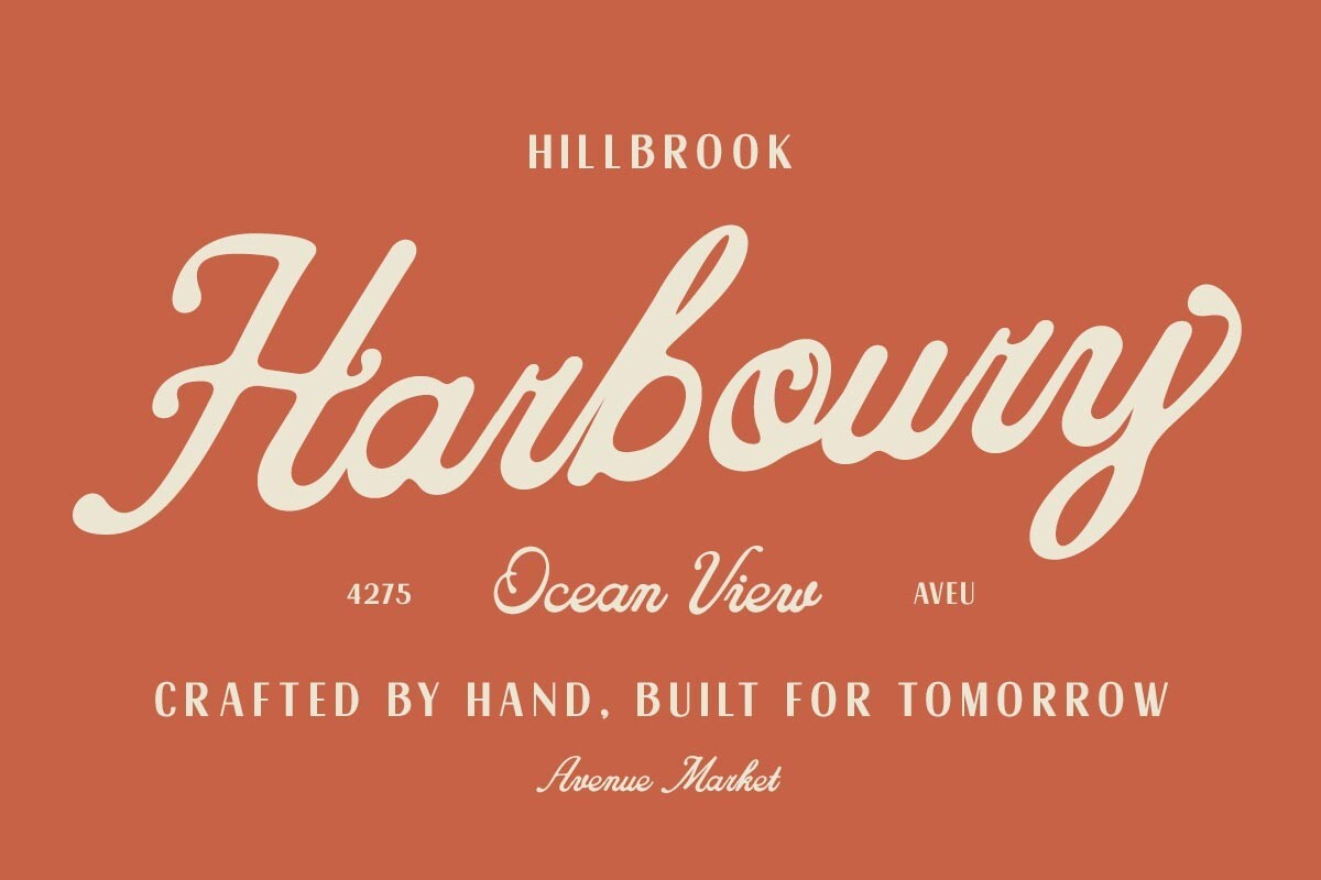 Avenue Market Duo Font preview 5