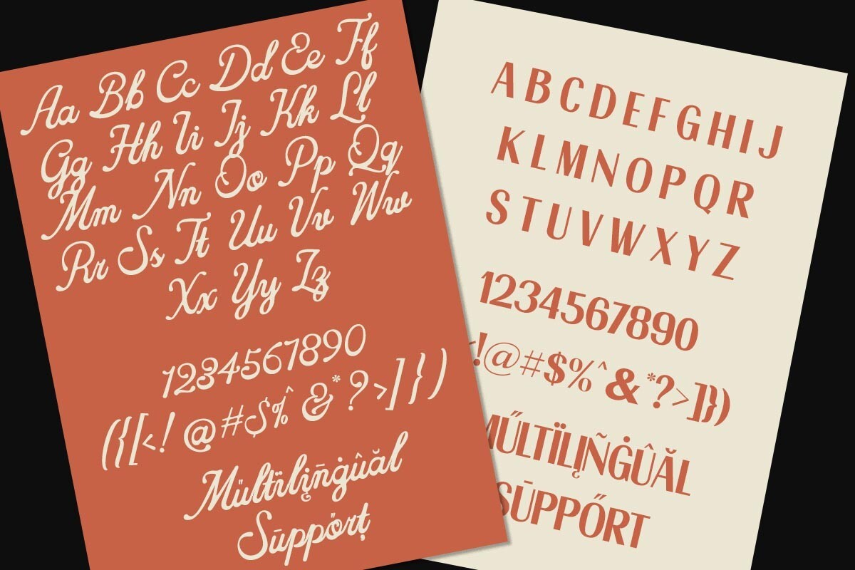 Avenue Market Duo Font preview 10